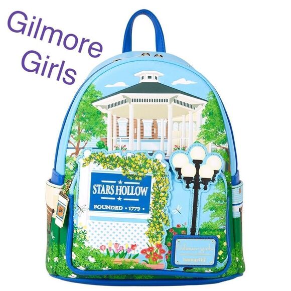 Loungefly WB Gilmore Girls Stars Hollow Mini Backpack - Picture 1 of 7